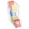 mDesign Plastic Kitchen Storage Tea Organizer, 3 Drawers - Clear